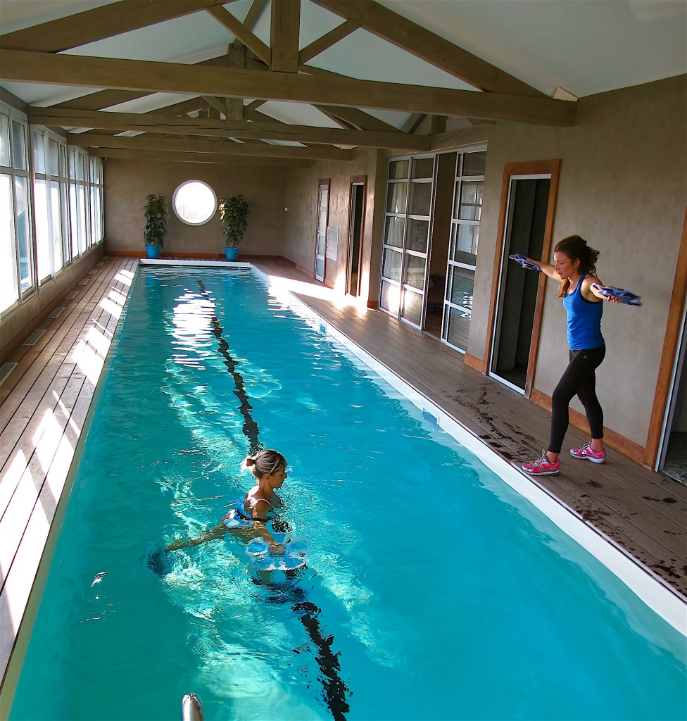 Couloir du basin de natation ou on peut pratique de l’aquagym